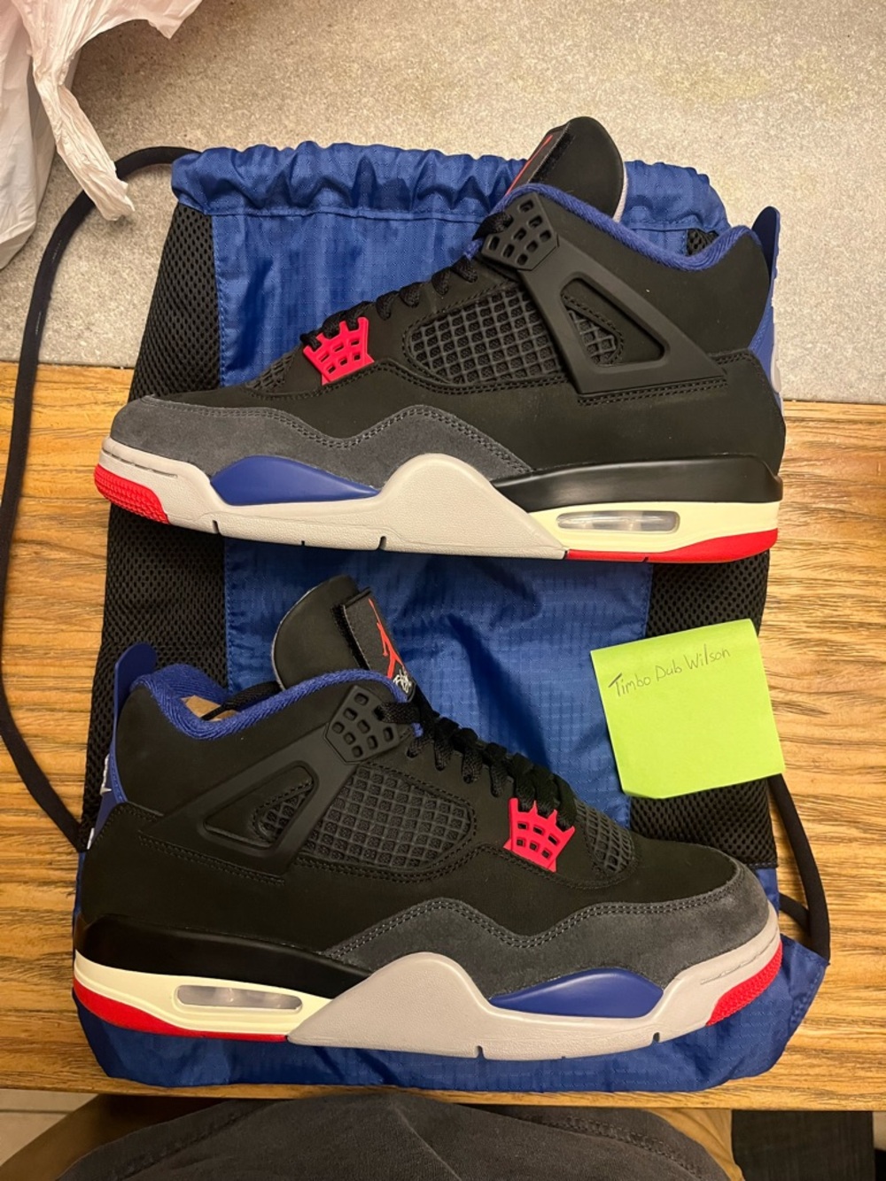 Air Jordan Retro 4 Rare Air Gold Lettering Size 10 Mens Sneakers